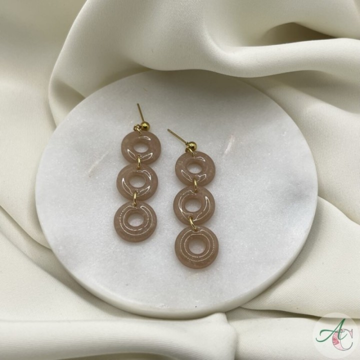 Bucles Amarillo y marrón