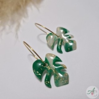 Hojas Blanco y negro brillante