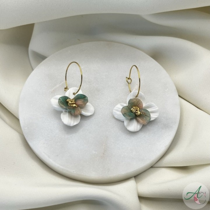 Fiorellino aro Blanco y verde