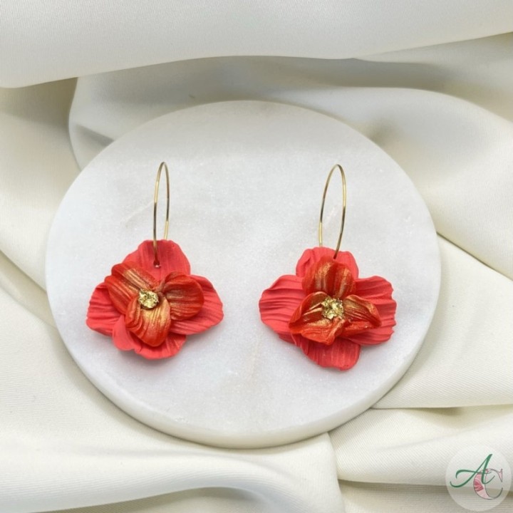 Fiore aro Rojo y oro