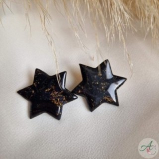 Estrella Verde y oro rosa