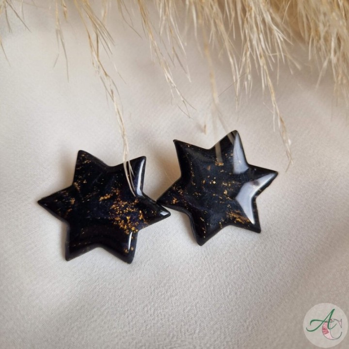 Estrella Verde y oro rosa